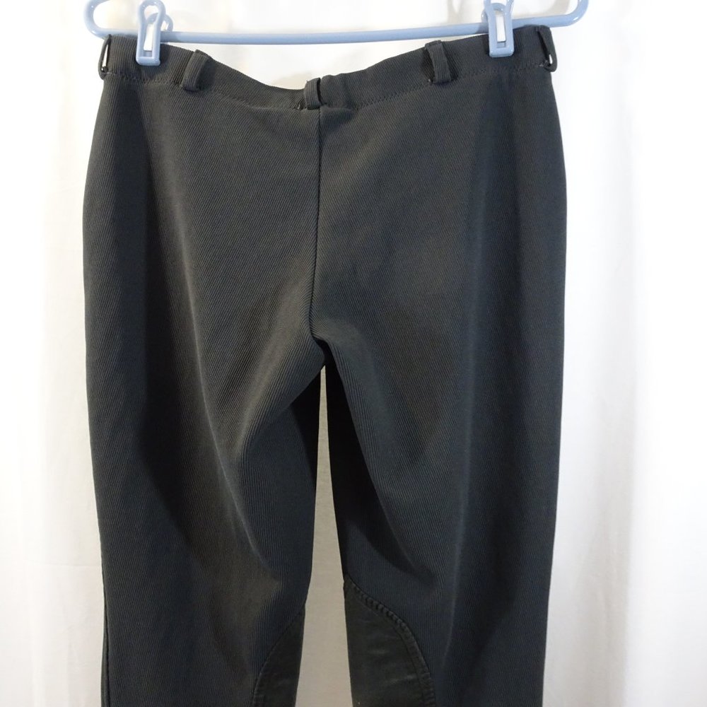 TUFF RIDER Pull On Breeches Charcoal Size 30 Ribb - Picture 6 of 6